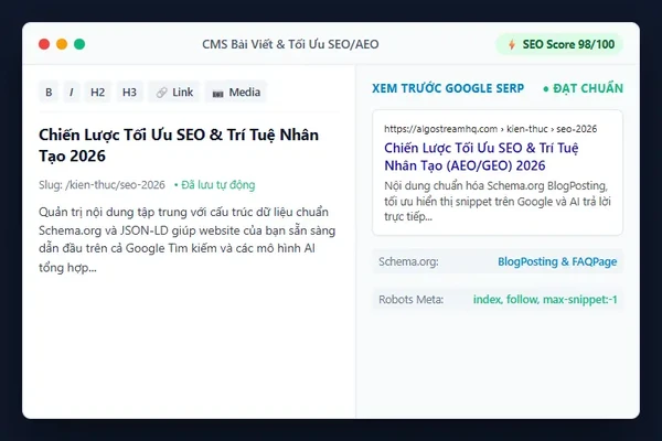 CMS và công cụ SEO